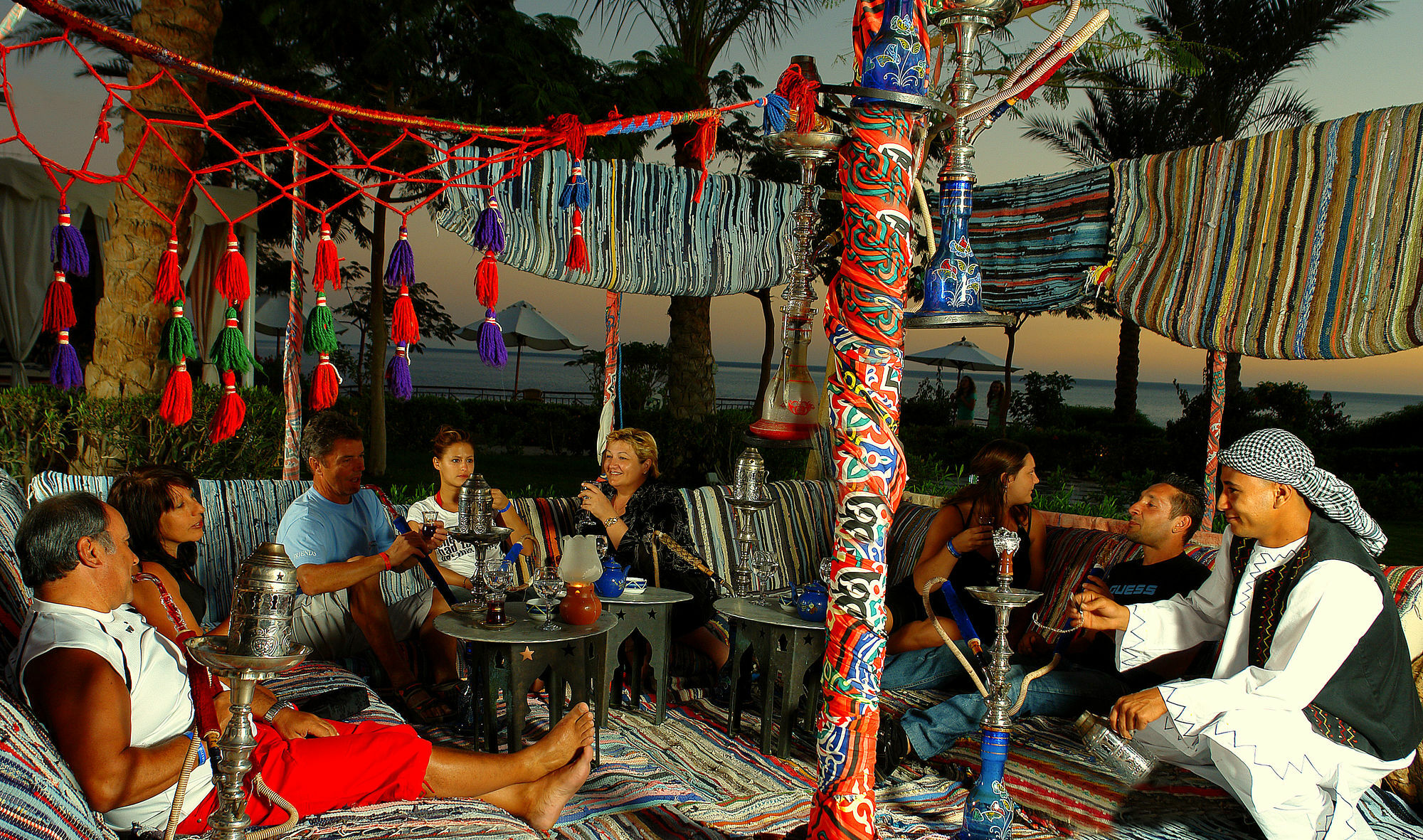 Jaz Fanara Resort Sharm el-Sheikh Exterior photo Hookah lounge in Egypt